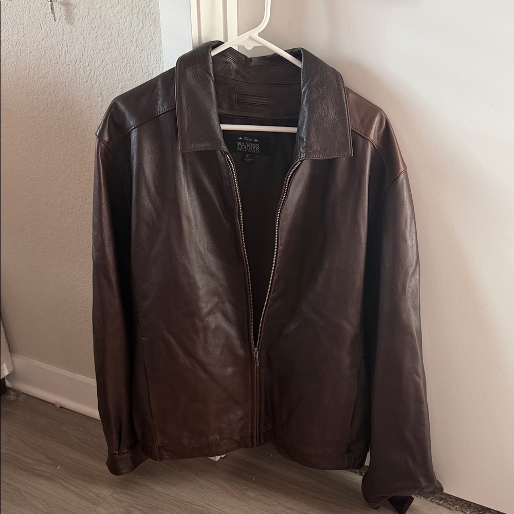 Wilsons Leather Dark Brown Jacket